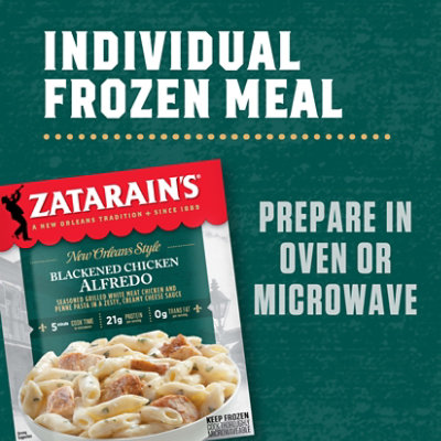 Zatarain's Blackened Chicken Alfredo Frozen Dinner - 10.5 Oz - Image 5