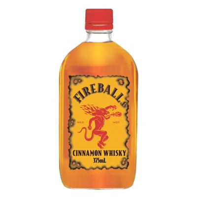 Fireball Hot Cinnamon Blended Whisky 66 Proof Plastic Bottle - 375 Ml - Image 1