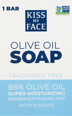 Kiss My Face Bar Soap Pure Olive Oil - 8 Oz - Image 2