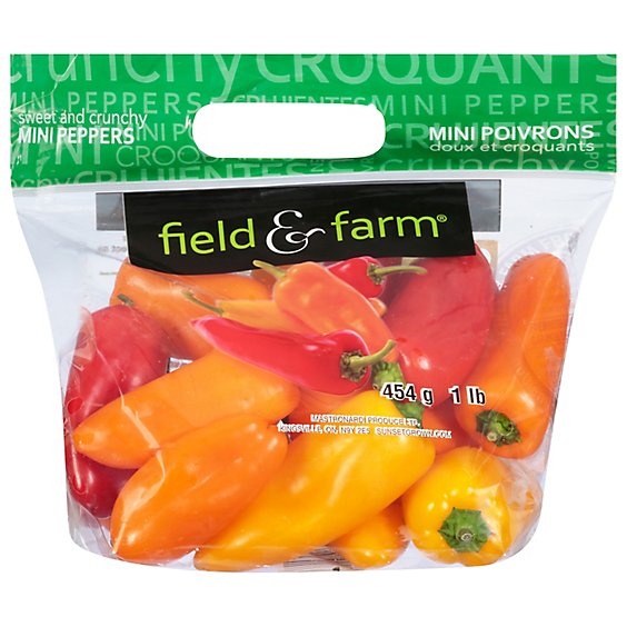 Peppers Bell Peppers Mini Assorted Mix Pack With Red Yellow And Orange - 16 Oz