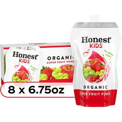 Honest Kids Juice Drink Organic Super Fruit Punch - 8-6.75 Fl. Oz. - Image 1