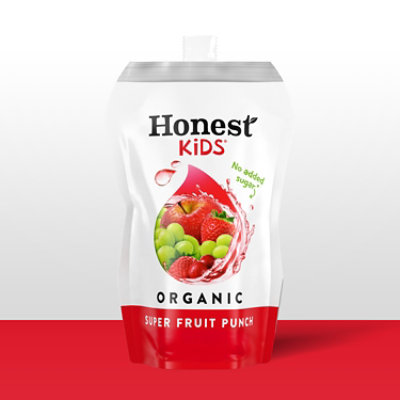 Honest Kids Juice Drink Organic Super Fruit Punch - 8-6.75 Fl. Oz. - Image 4