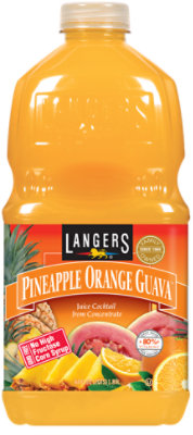 Langers Juice Cocktail Pineapple Orange Guava - 64 Fl. Oz. - Image 2