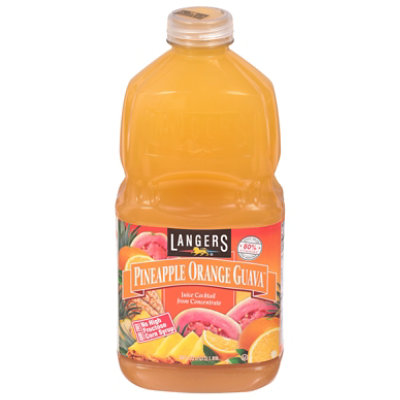 Langers Juice Cocktail Pineapple Orange Guava - 64 Fl. Oz.