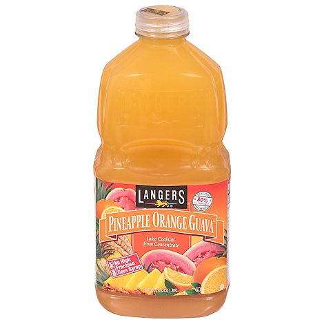 Langers Juice Cocktail Pineapple Orange Guava - 64 Fl. Oz.