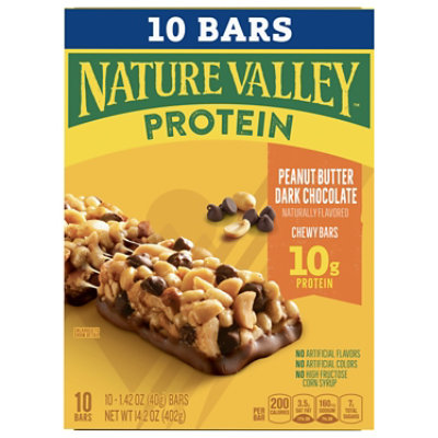 Nature Valley Protein Bars Chewy Peanut Butter Dark Chocolate - 10-1.42 Oz - Image 3