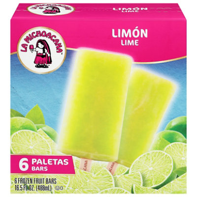 La Michoacana Lime Juice Bars - 6-3 Fl. Oz. - Image 3