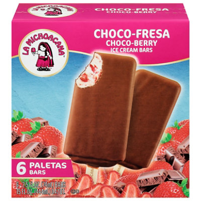 La Michoacana Ice Cream Bars Choco Berry 6 Count - 15 Fl. Oz. - Image 3