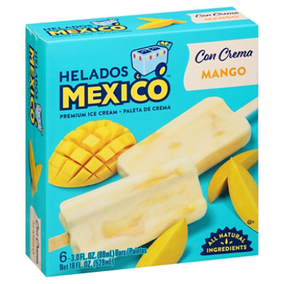 Helados Mexico Premium Mango Ice Cream - 18 Fl. Oz. - Image 1