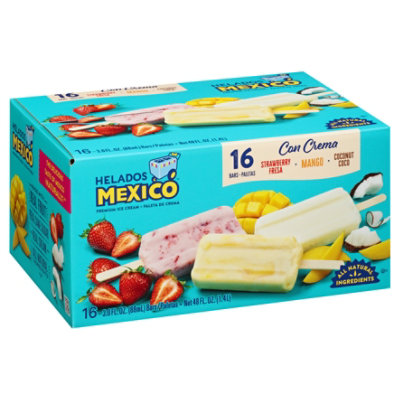 Helados Mexico Value Pack 16 Bars - 48 Fl. Oz. - Image 1