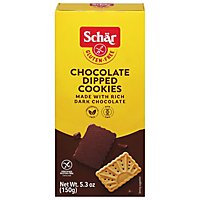 Schar Cookies Gluten-Free Chocolate-Dipped - 5.3 Oz - Image 3