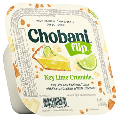 Chobani Flip Low-Fat Greek Yogurt Key Lime Crumble - 4.5 Oz - Image 2