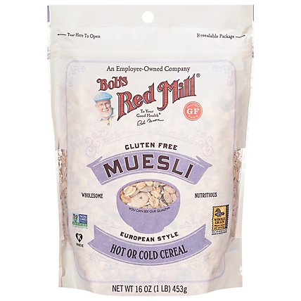 Bob's Red Mill Gluten Free Hot or Cold Muesli Cereal - 16 Oz - Image 1