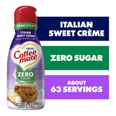 Nestle Coffee mate Italian Sweet Creme Liquid Coffee Creamer - 32 Fl Oz -  Carrs