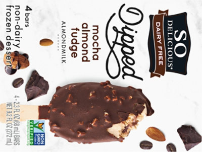 So Delicious Almond Milk Bar Mocha Fudge - 4-2.3 Fl. Oz. - Image 6