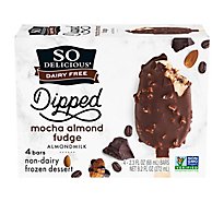 So Delicious Almond Milk Bar Mocha Fudge - 4-2.3 Fl. Oz.