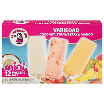 La Michoacana Mini Variety Ice Cream Bars - 12-1.75 Fl. Oz. - Image 3