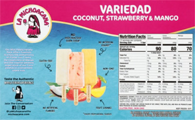 La Michoacana Mini Variety Ice Cream Bars - 12-1.75 Fl. Oz. - Image 6