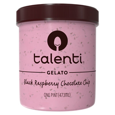 Talenti Black Raspberry Chocolate Chip Gelato - 1 Pint - Image 2