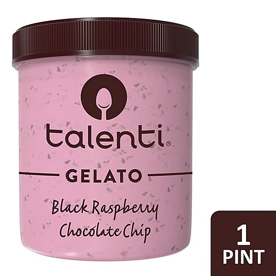 Talenti Gelato Black Raspberry Chocolate Chip - 1 Pint