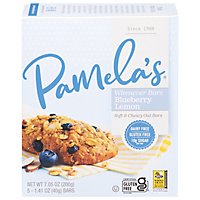 Pamelas Whenever Bars Oat Blueberry Lemon Gluten Free - 5-1.41 Oz - Image 1