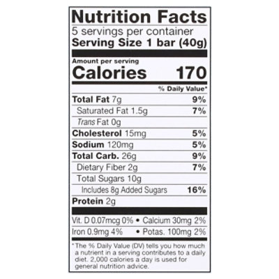 Pamelas Whenever Bars Oat Blueberry Lemon Gluten Free - 5-1.41 Oz - Image 4