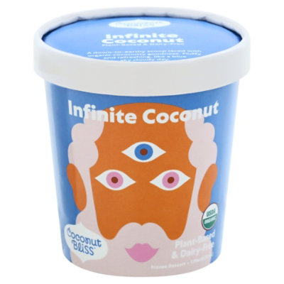 Luna & Larrys Organic Coconut Ice Cream Naked Coconut - Pint - Image 3