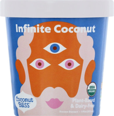 Luna & Larrys Organic Coconut Ice Cream Naked Coconut - Pint - Image 2