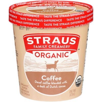 Straus Family Creamery Coffee Ice Cream - 1 Pint - Image 2