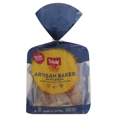 Schar Bread Artisan Baker Gluten Free White - 14.1 Oz