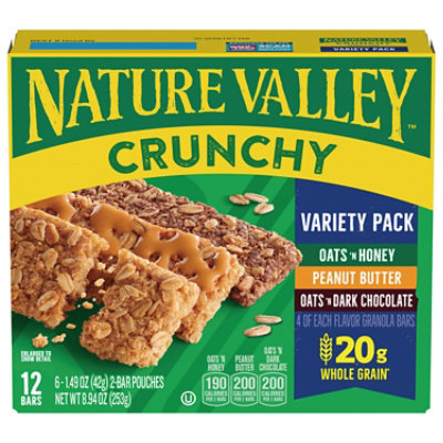 Nature Valley Granola Bars Crunchy Variety Pack - 6-1.49 Oz - Image 3