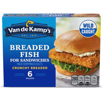 Van de Kamps Fillets Fish Sandwich 6 Count - 18 Oz