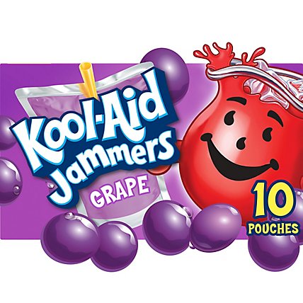 Kool-Aid Jammers Grape Artificially Flavored Drink Pouches - 10-6 Fl. Oz. - Image 3