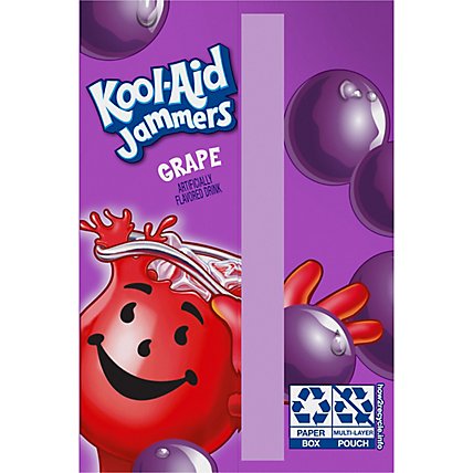 Kool-Aid Jammers Grape Artificially Flavored Drink Pouches - 10-6 Fl. Oz. - Image 7