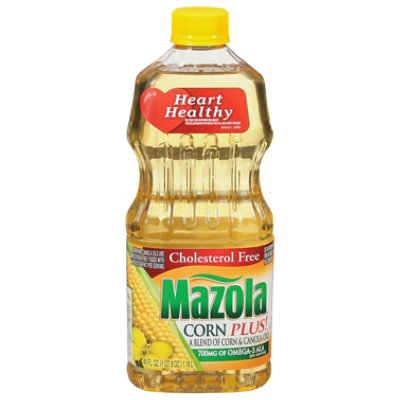 Mazola Corn Plus Canola Oil Cholesterol Free - 40 Fl. Oz.