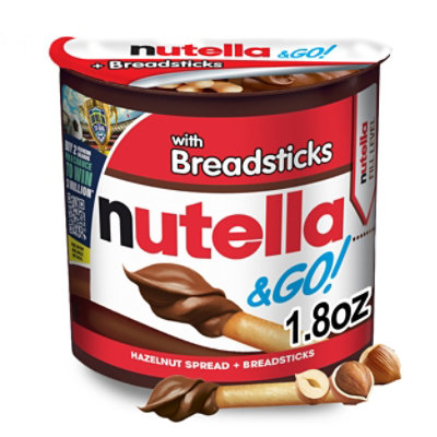 Nutella & GO! Hazelnut and Cocoa Spread with Breadsticks Snack Cup - 1.8 Oz