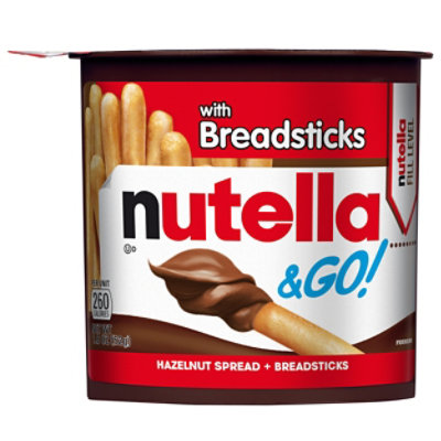 Nutella & Go! Hazelnut Spread & Breadsticks Hazelnut Jar - 1.8 Oz - Image 2