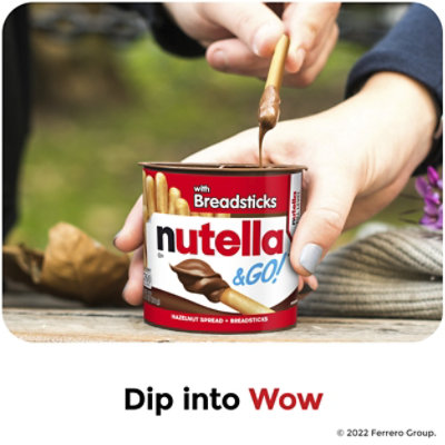 Nutella & GO! Hazelnut and Cocoa Spread with Breadsticks Snack Cup - 1.8 Oz - Image 5