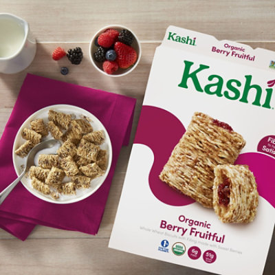 Kashi Organic Vegan Protein Berry Fruitful Breakfast Cereal - 15.6 Oz - Image 3