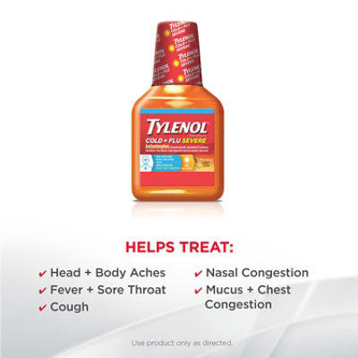 Tylenol Warming Cough & Congestion Honey Lemon Daytime Syrup - 8 Oz - Image 3