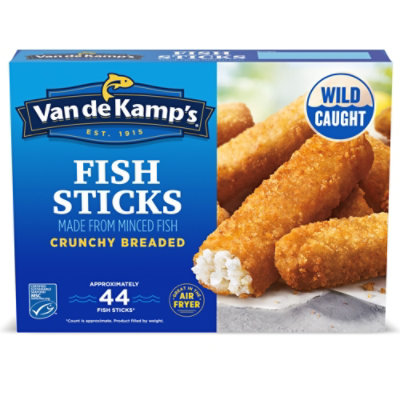 Van de Kamp's 100% Real Fish Frozen Fish Sticks -44-24.6 Oz - Image 1