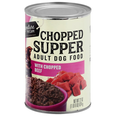 Signature Pet Care Dog Food Chopped Supper Adult With Chopped Beef Can - 22 Oz - Image 4