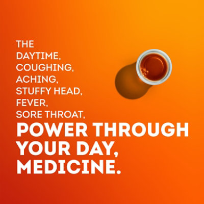 Vicks DayQuil Cold & Flu Medicine Powerful Relief Liquid - 12 Fl. Oz. - Image 3