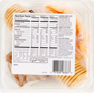 Hormel Snack Tray Ham & Cheese - 14.71 Oz - Image 5