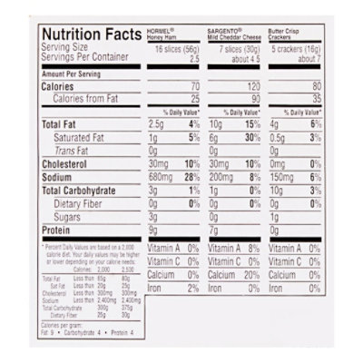 Hormel Snack Tray Ham & Cheese - 14.71 Oz - Image 3