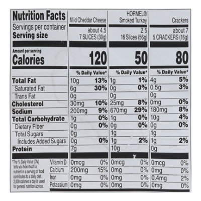 Hormel Snack Tray Turkey & Cheese - 14.7 Oz - Image 3