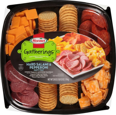 Hormel Gatherings Hard Salami & Pepperoni Party Tray - 28 Oz. - Image 1