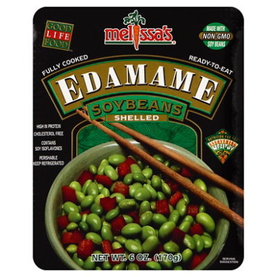 Cooked and Shelled Edamame Soybeans (3 or 6 pack) — Melissas Produce