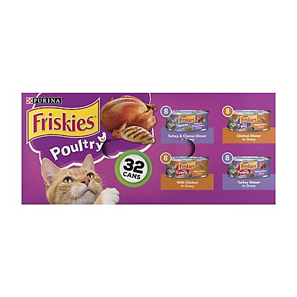 Friskies Cat Food Poultry Variety Pack Box - 32-5.5 Oz - Image 1