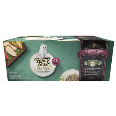 Fancy Feast Medleys Turkey Florentine Cat Wet Food - 12-3 Oz - Image 1